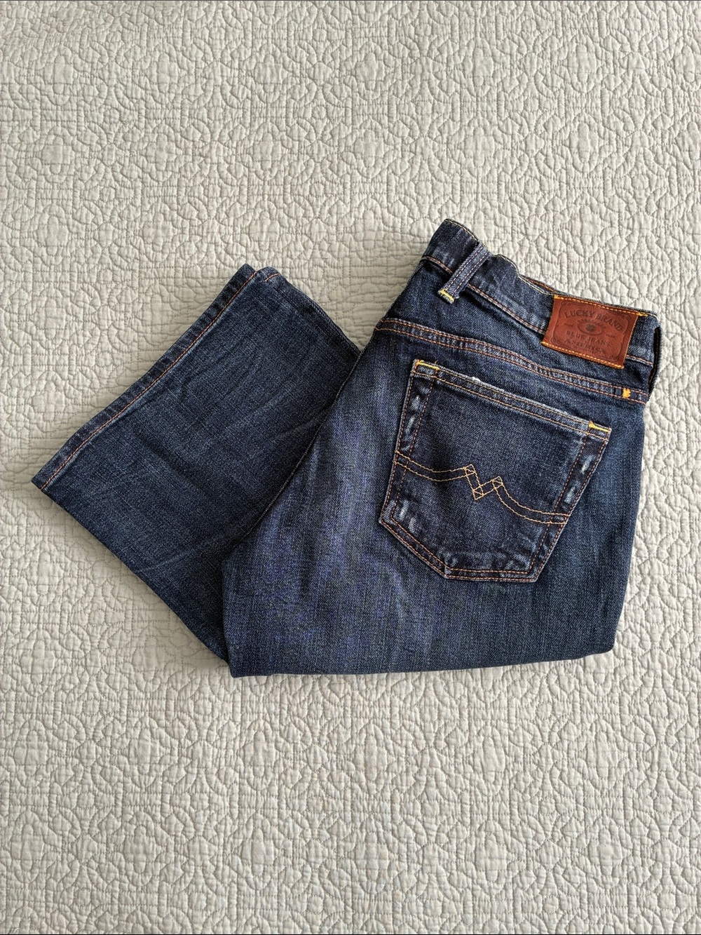 Lucky Brand Women’s Dark Wash Boot Cut Blue Jeans Denim Pants 6/28 Sweet ‘N Low